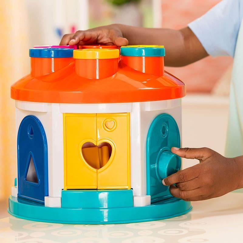 Battat Shape and Color Sorting House Toy