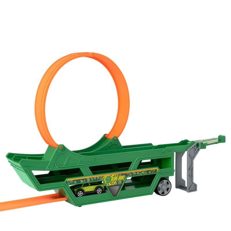 Teamsterz D/H Launch & Loop Playset with 1 Car - Interactive Stunt Toy