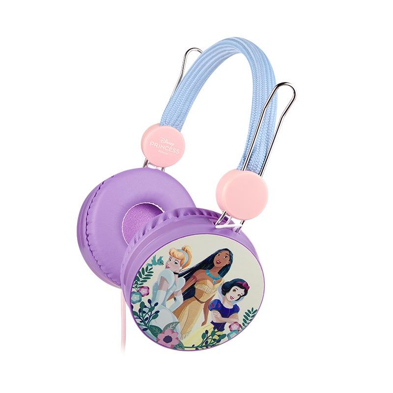 فولكانو - سماعات رأس مبطنة مع ملصقات برسومات ديزني برنسيس