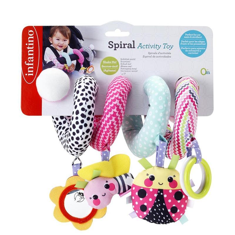 Infantino - Spiral Activity Toy For Baby - Pink