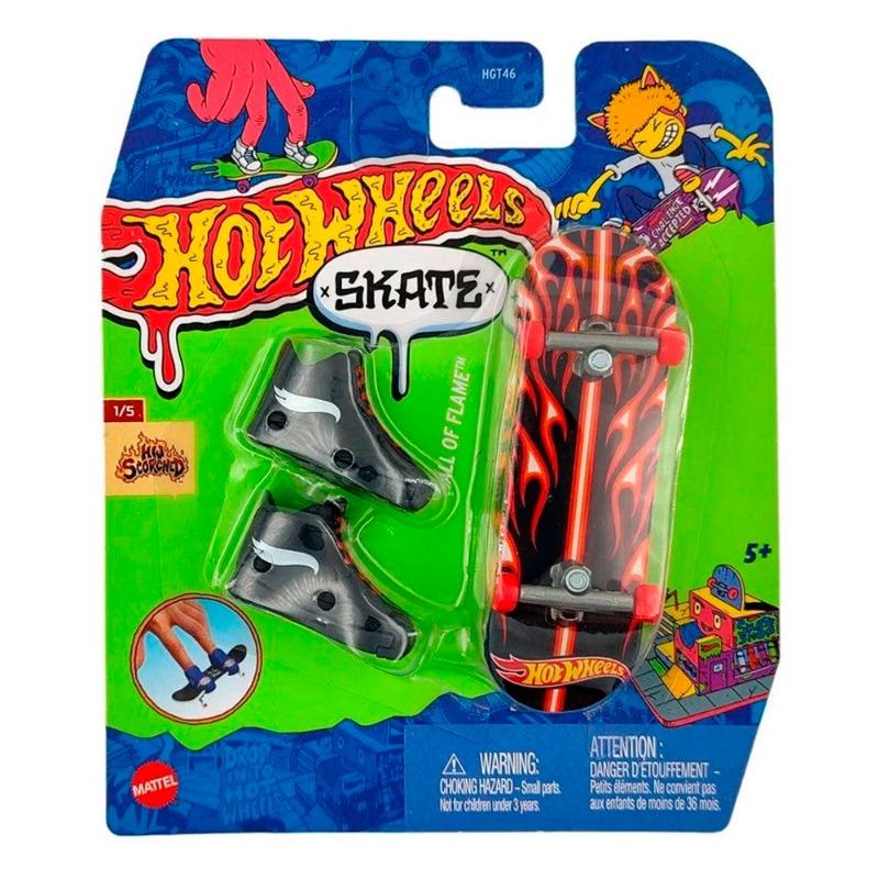 Hot Wheels Skate Fingerboard Tony Hawk Hall Of Flame- Multi Shapes