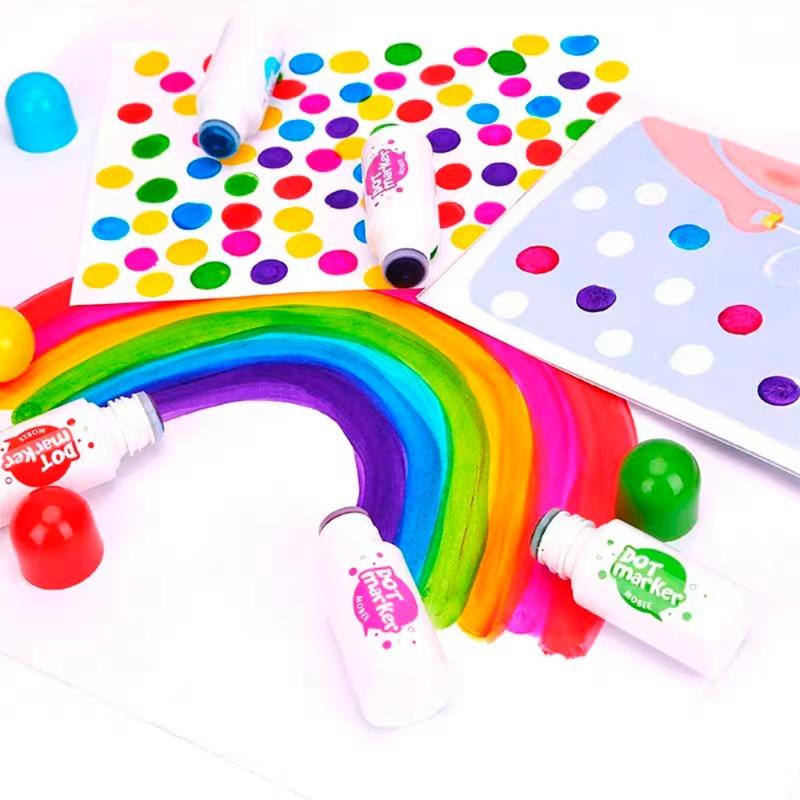 Mobee 6 Colors Dot Marker Set