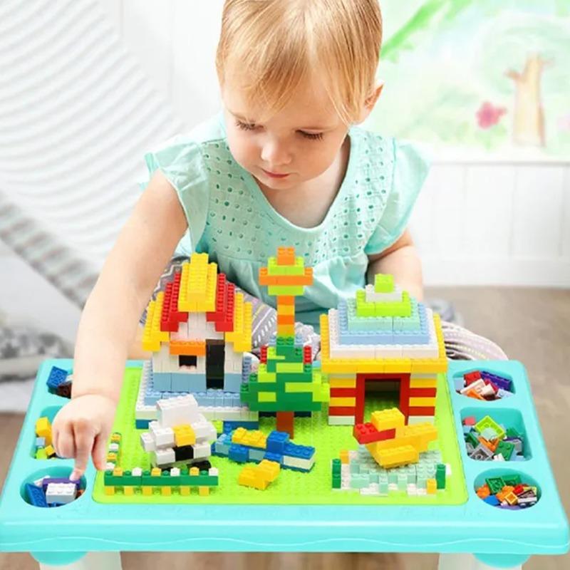 ستارمارز طاولة مكعبات ألعاب متعددة الوظائف مع 300 مكعب