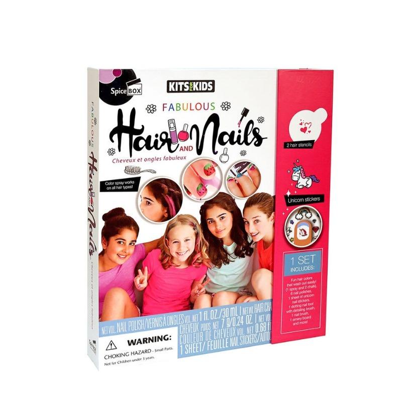 سبايس بوكس - مجموعة تجميل الشعر والاظافر اكتفيتي كيت