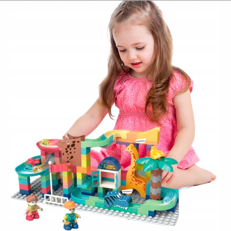Ibi-Irn Cube Track Dinosaur Park Building -147 Piece