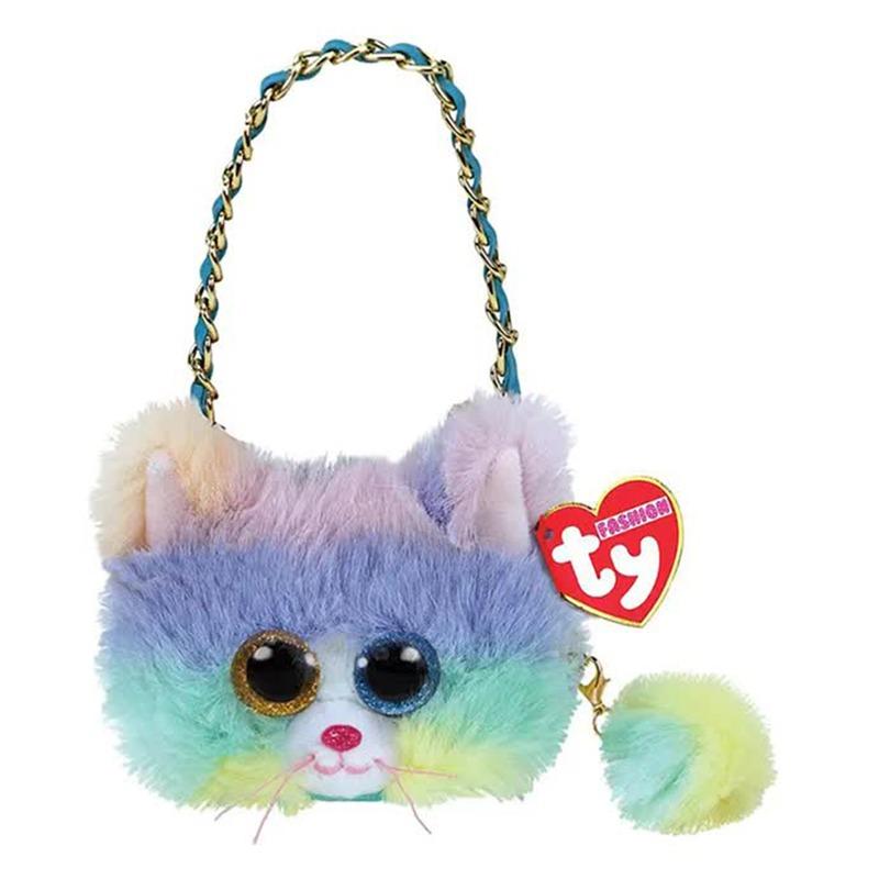 Ty Fashion Mini Purse - Cat Heather