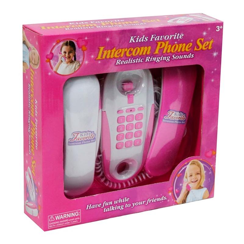 Intercom Phone Set - Pink