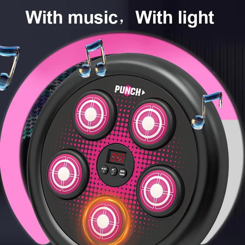 كيو مي - آلة الملاكمة الموسيقية لون وردي