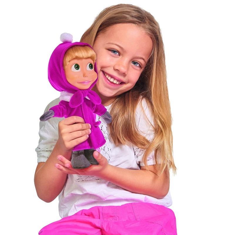 Simba Masha And The Bear Soft Body Doll Winter - 20 cm
