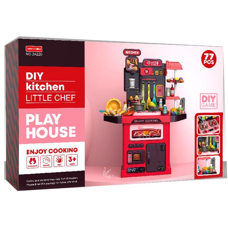 Diy Kitchen Little Chef - 77pcs
