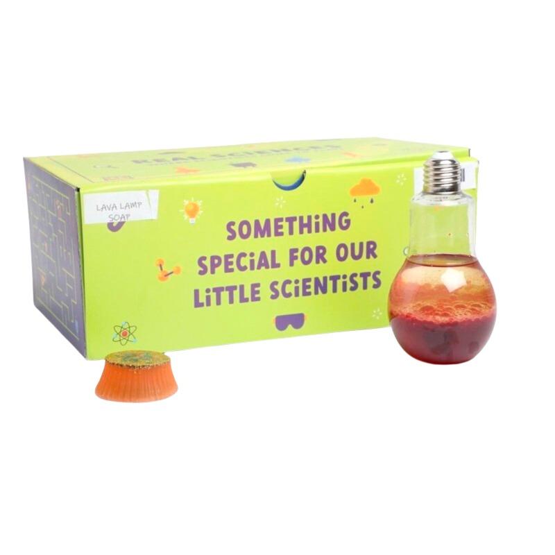 ريل ساينس - صنـدوق الصابون وتجربة الحمم البركانية