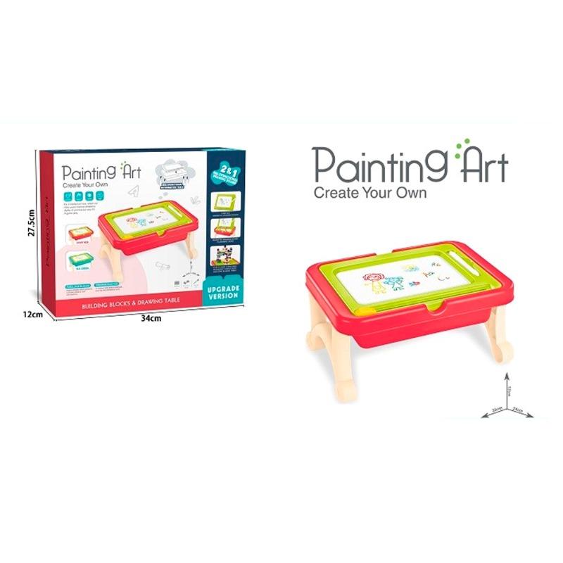 Building Blocks And Drawing Board Table