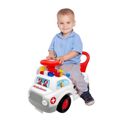 Activity Ambulance Ride-On With Medical Accessories - Mickey