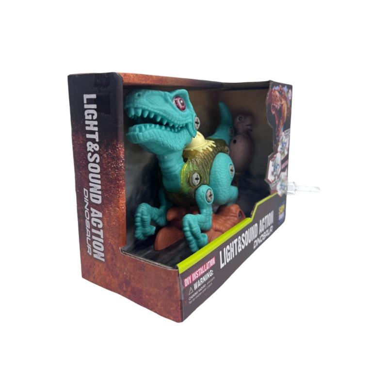 سام تويز - لعبة تفكيك الديناصور لون اخضر