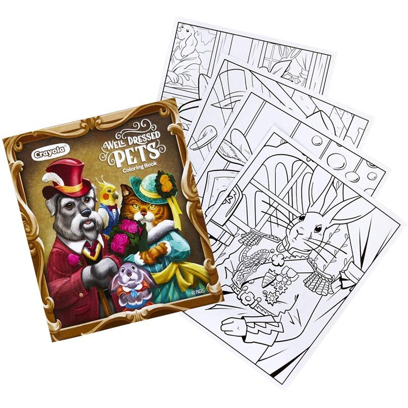 Crayola Well Dressed Pets Coloring Book