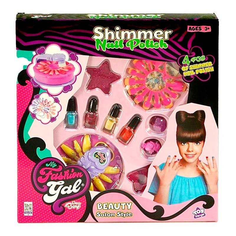 Bundle My Fashion Gal Hair Salon + Shimmer Nail Polish