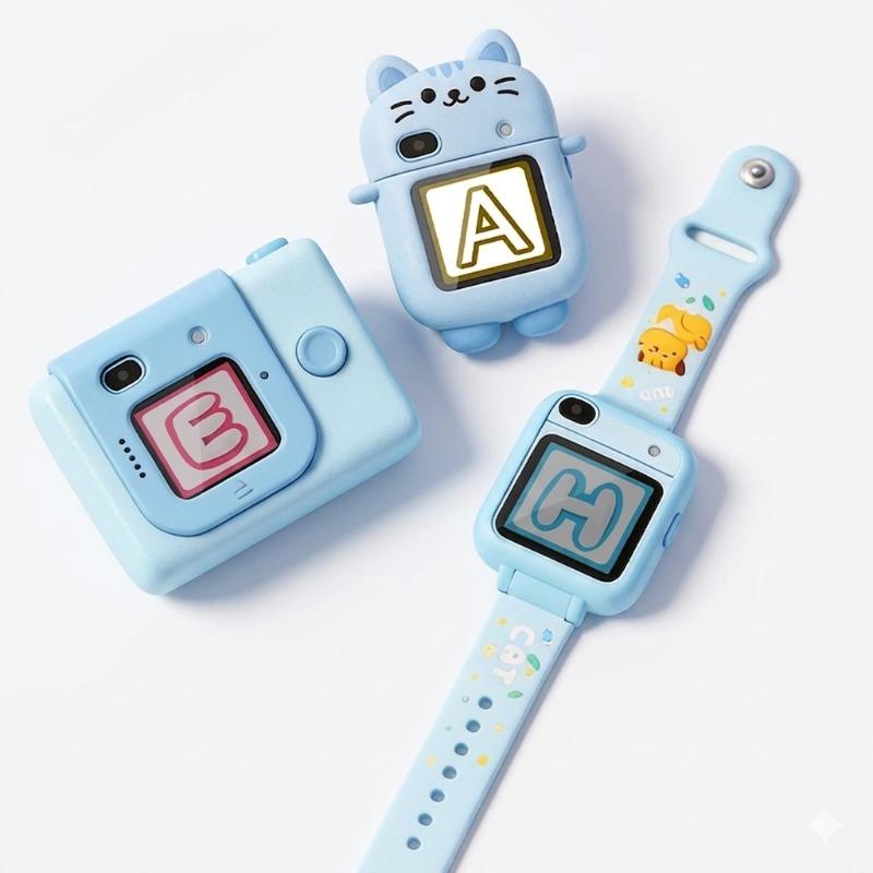 3 In 1 Kids Watch Camera Set - Blue