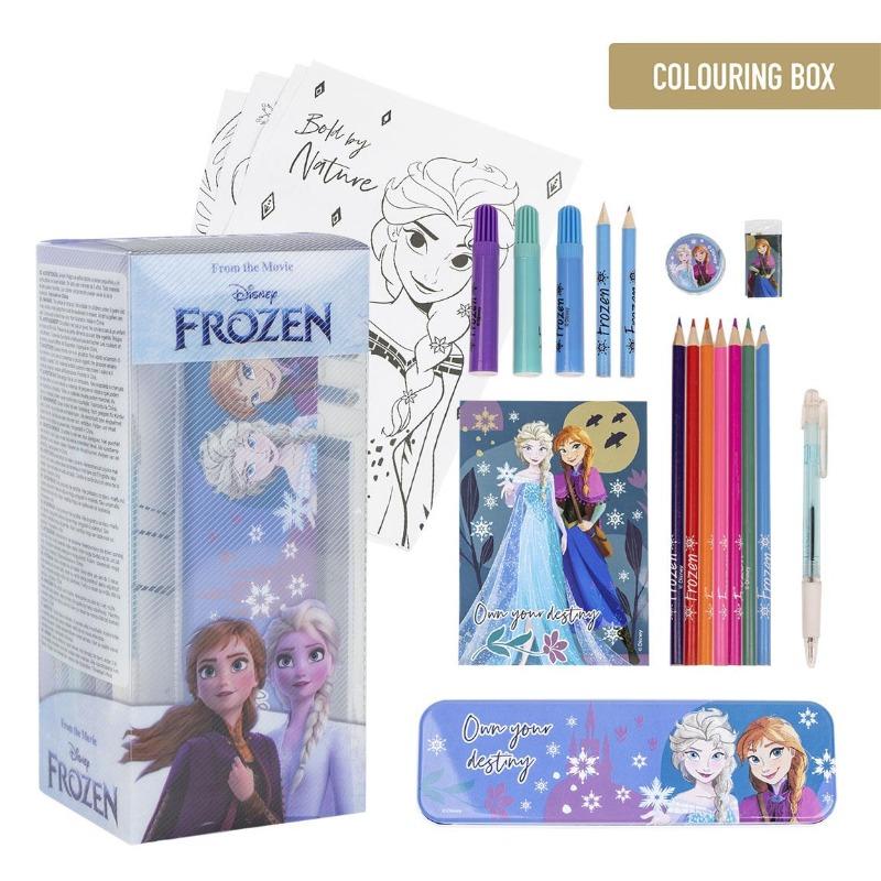 Disney Froznen Colorable Stationery Set Box