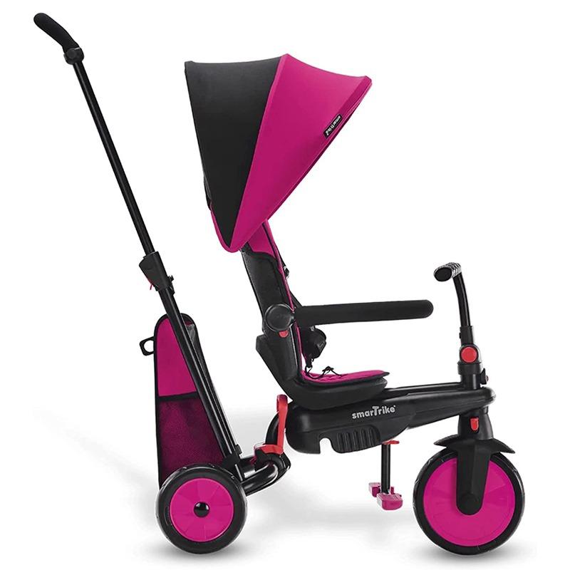 SmarTrike 6-In-1 Foldable Tricycle And Stroller - Pink