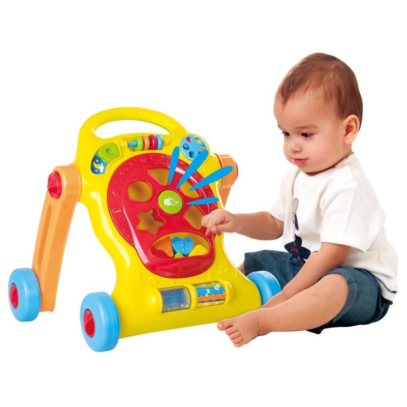 بلاي جو - مشاية الخطوات الصغيرة مع أنشطة تصنيف الأشكال - متعدد الألوان