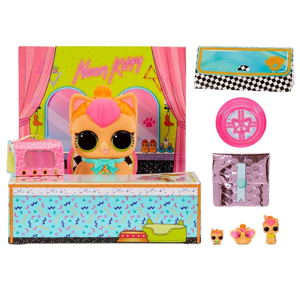 L.o.L. Surprise Big Pet Neon Kitty With 15 Surprises