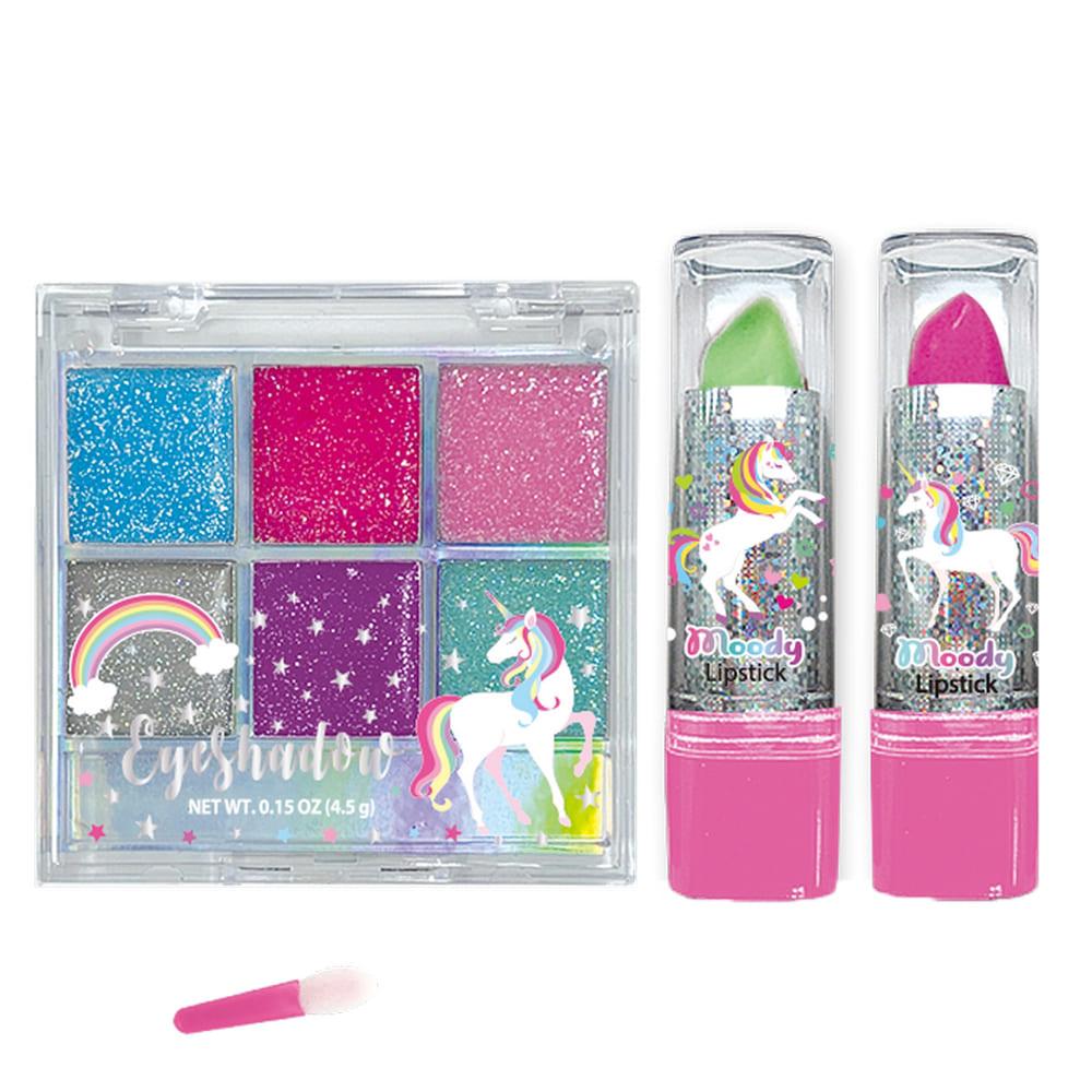 Hot Focus Sparkling Eyeshadow And Moody Lipstick - Unicorn