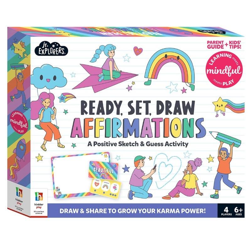 Hinkler Junior Explorers Ready Set Draw Affirmations