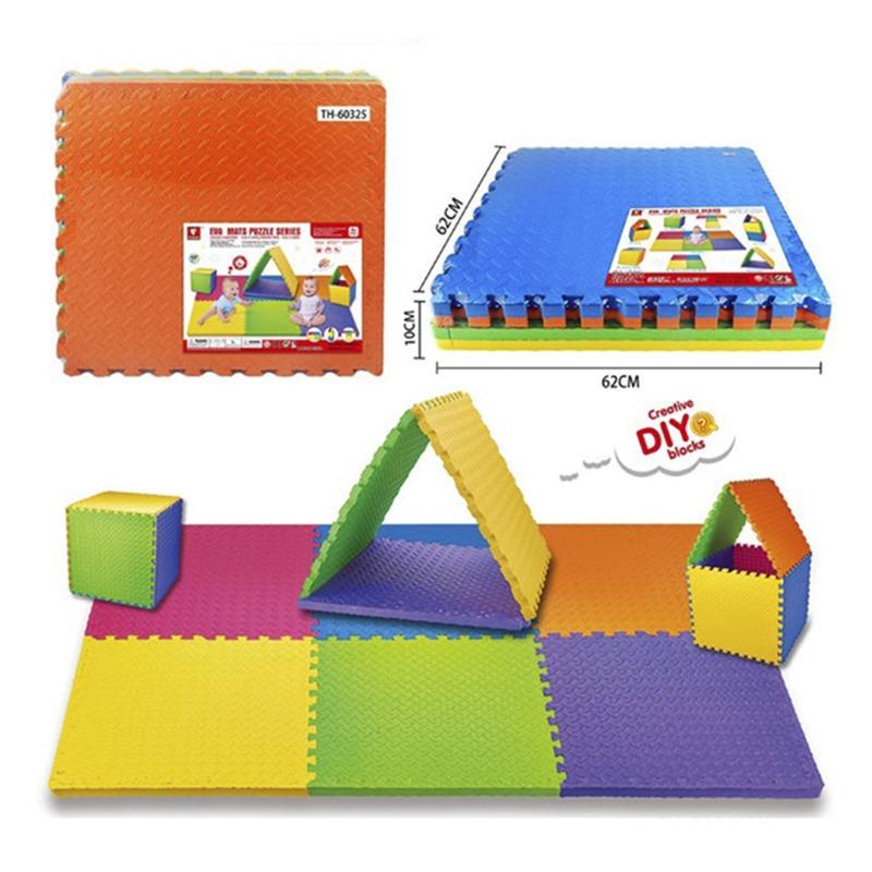 Eva Mats Leaf Pattern Mat 4Pcs