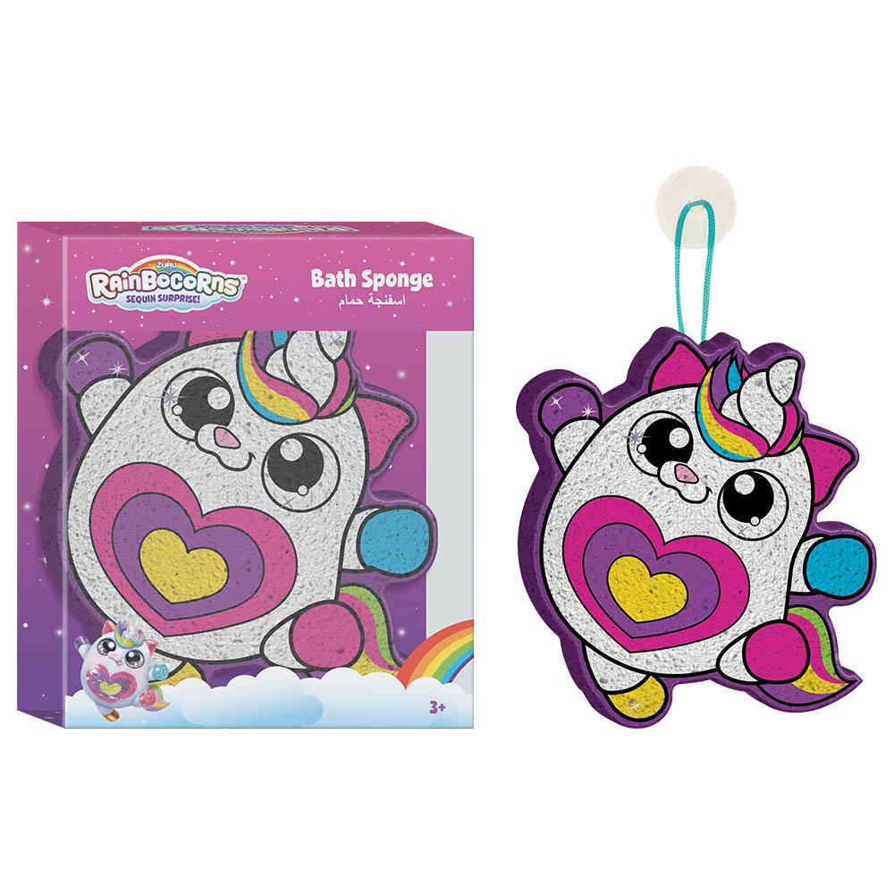 رينبوكورن - اسفنجة إستحمام بتصميم رينبوكورن