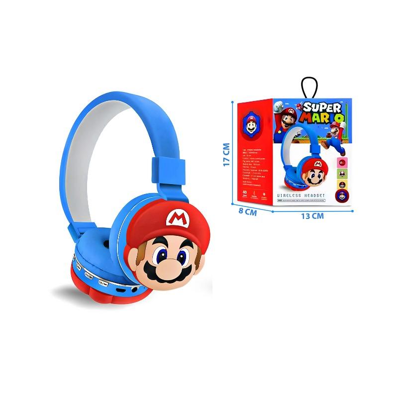 سوبر ماريو - سماعة سوبر ماريو بلوتوث اللاسلكية لون ازرق