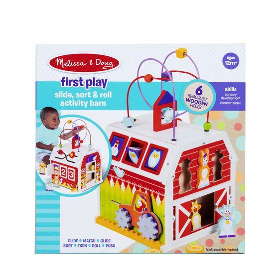 Melissa And Doug First Play Slide Sort And Roll Activity Barn