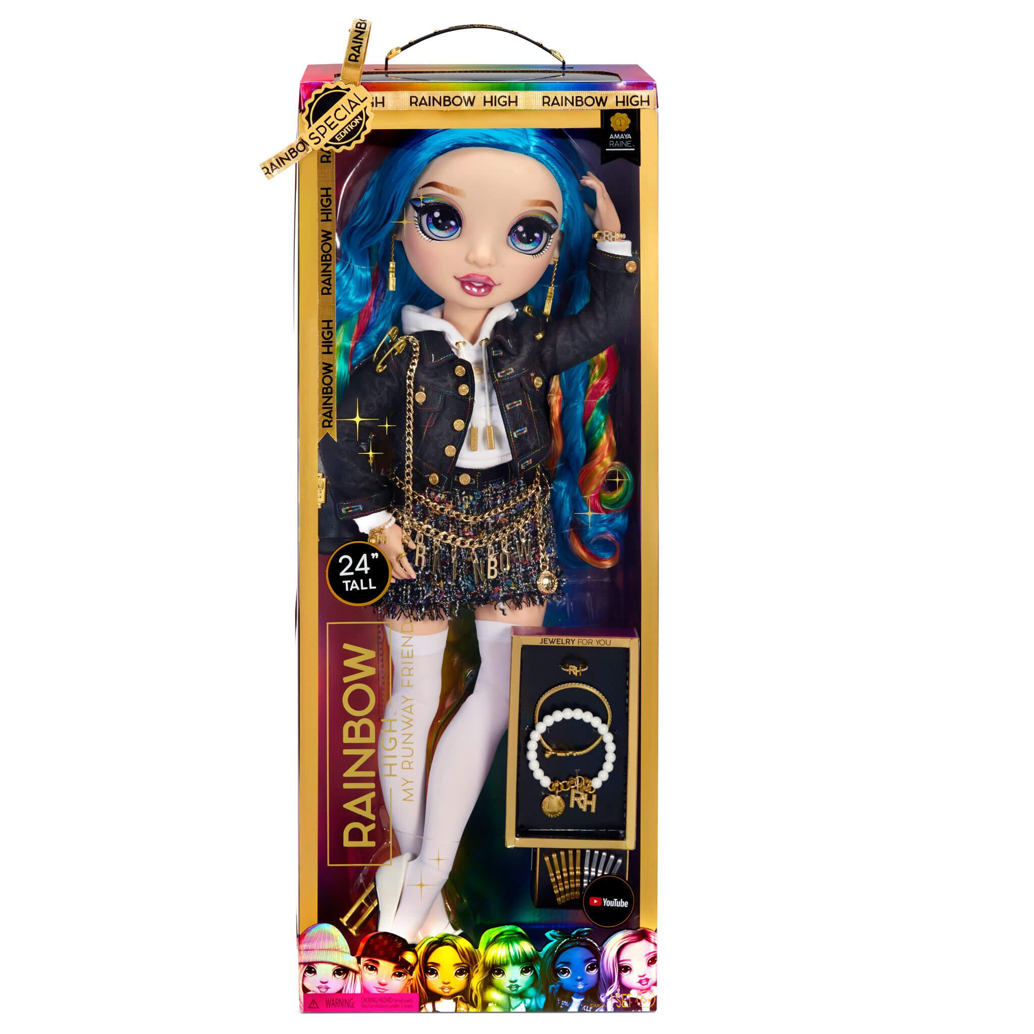 Rainbow High Amaya Raine Large Doll - 24 Inch