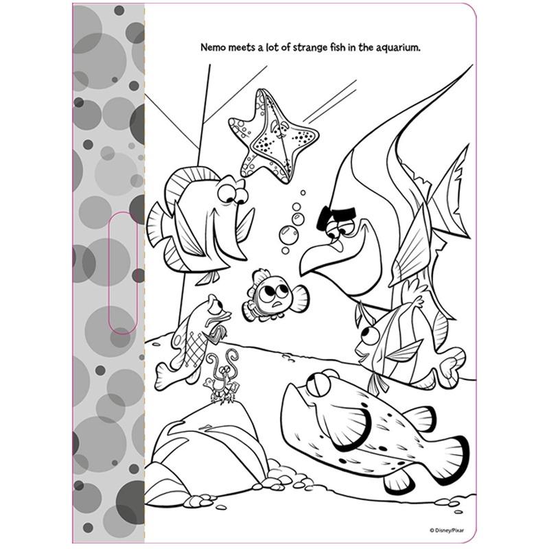 ديزني بيكسار - قصة شخصيات ديزني برسومات للتلوين