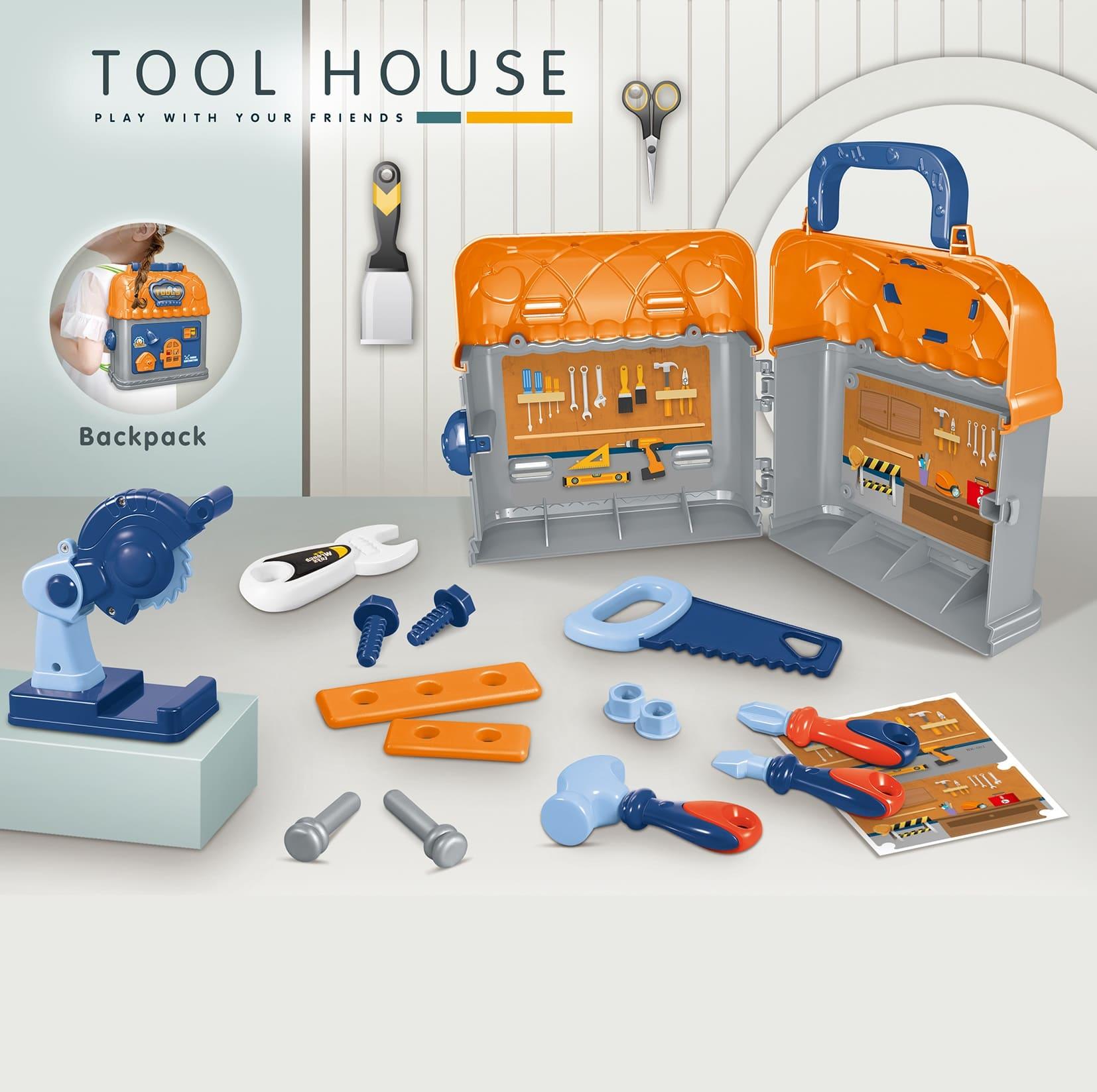 مجموعة منزل أدوات الصيانة وحقيبة الظهر