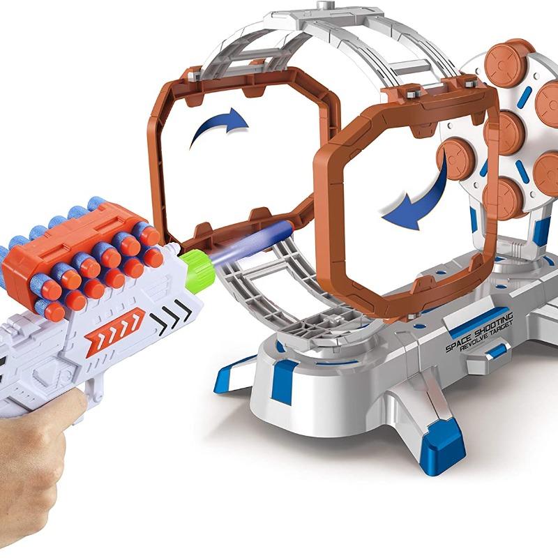 سبيس بلاسترز - مجموعة أهداف إطلاق النار بين النجوم جويين مع حاجز دوار 12 قطعة