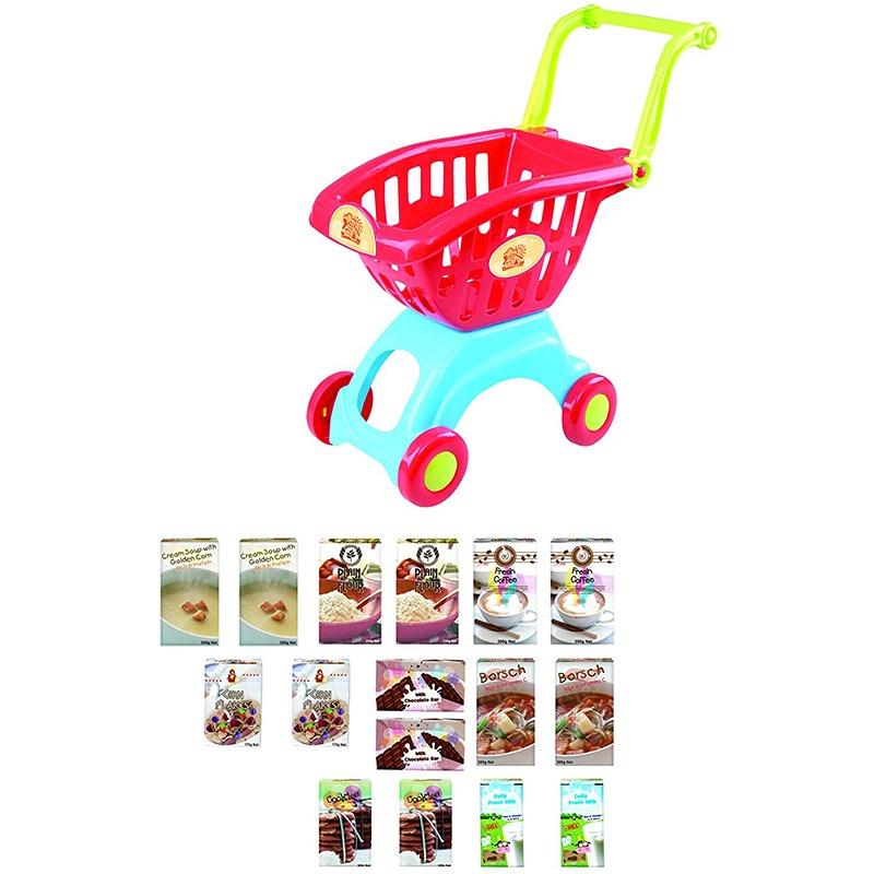 بلاي جو - عربة التسوق - 18 قطعة