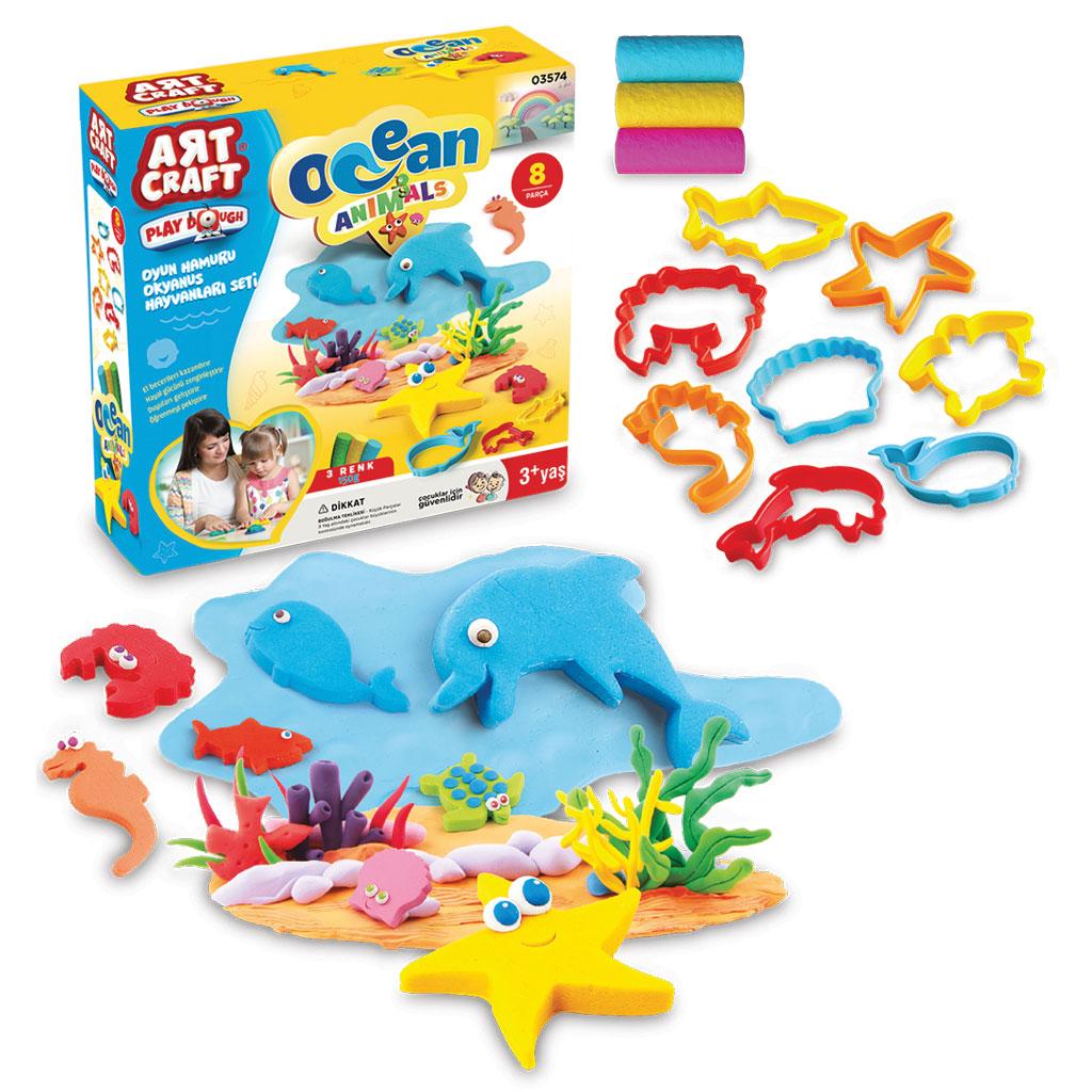 Art Craft Ocean Animals Dough Set