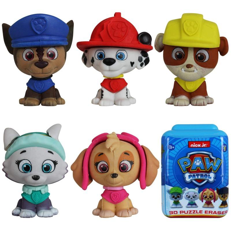 Paw Patrol The Mighty Movie 3D Puzzle Erasers Assorted