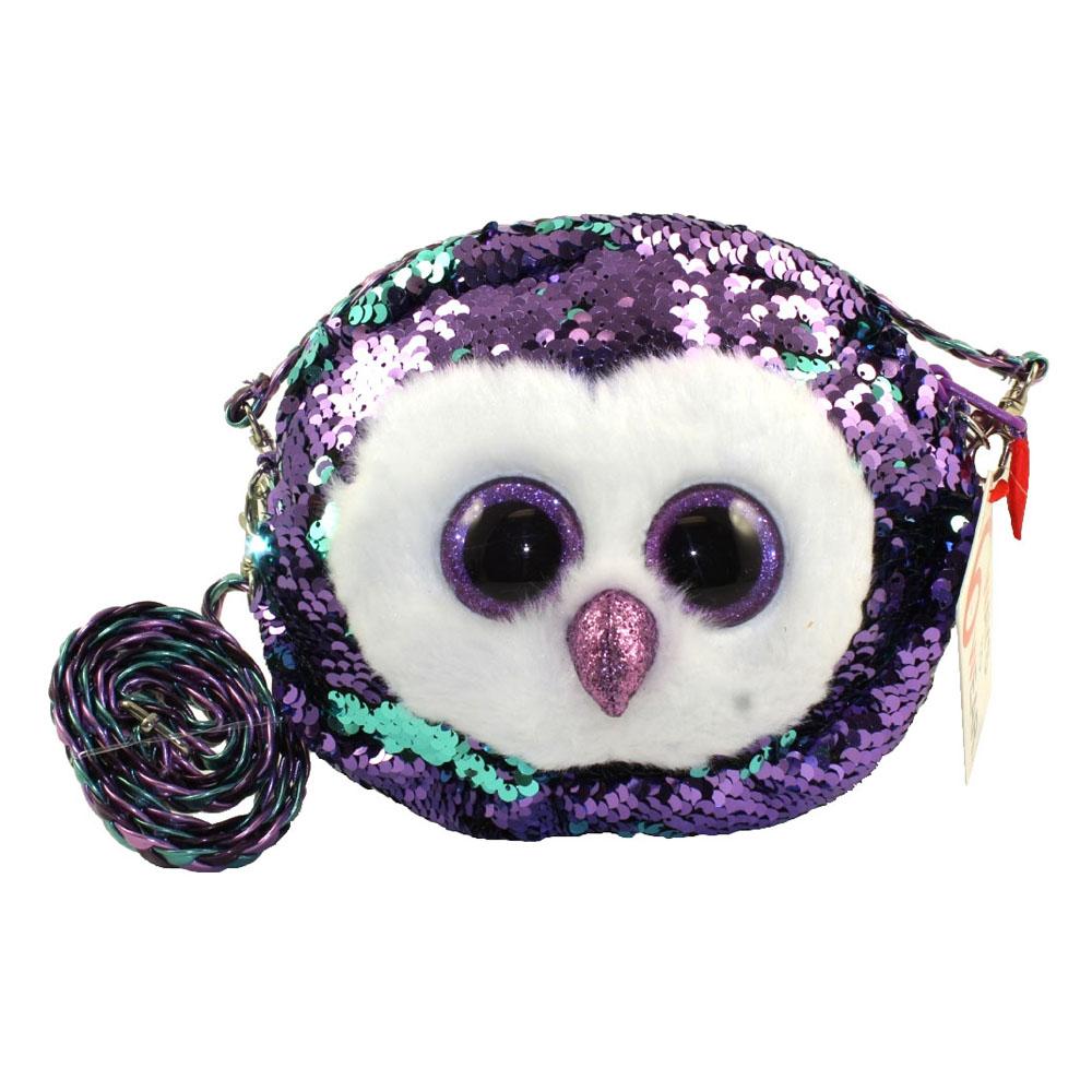 Fashion Flippy Owl MoonLight Sequin Purse