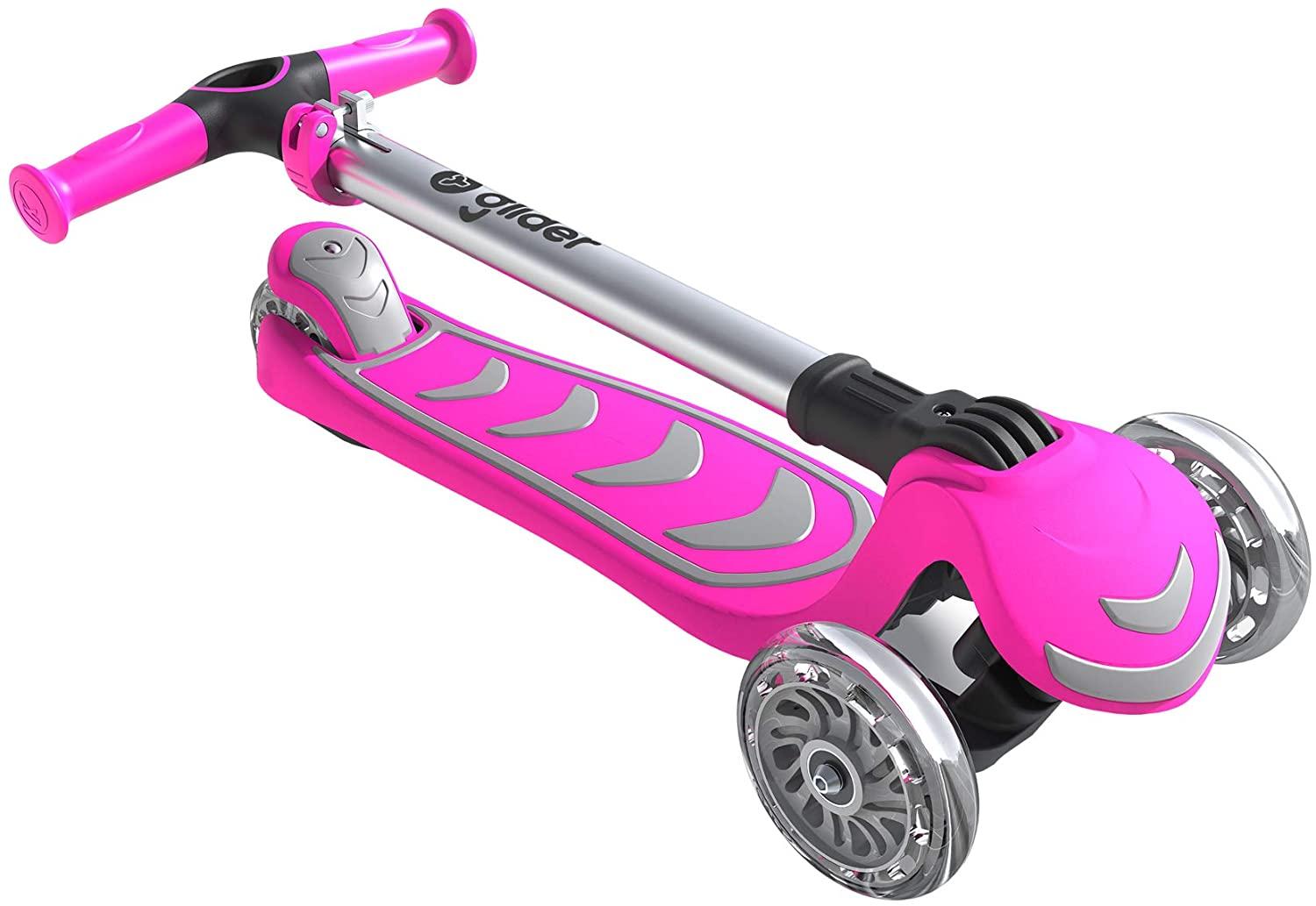 Yvolution Glider Kick And Roll Scooter - Pink