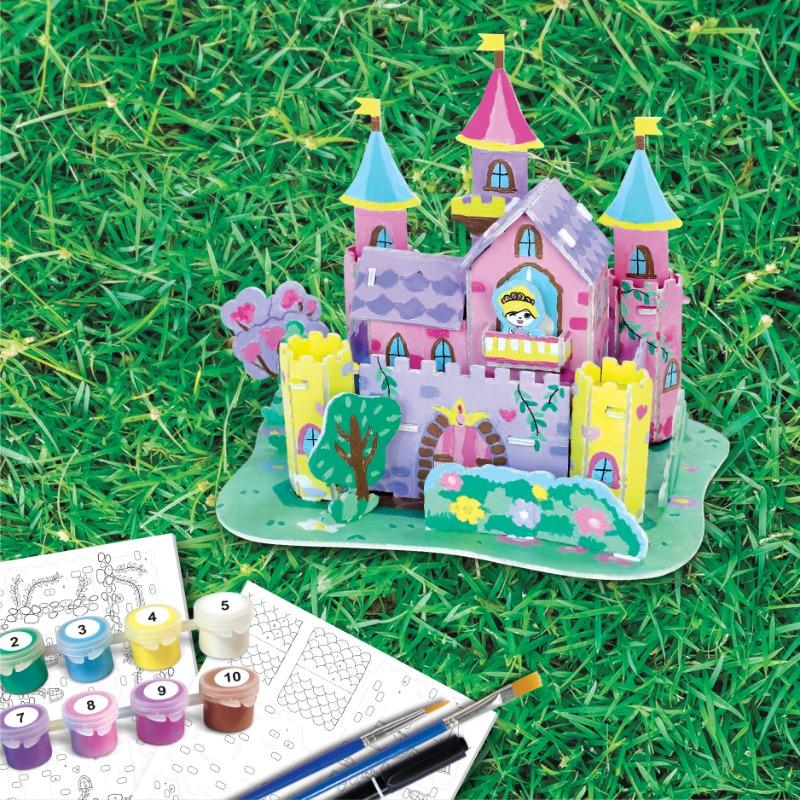 Sew Star Paint By Number 3D puzzle - Castle