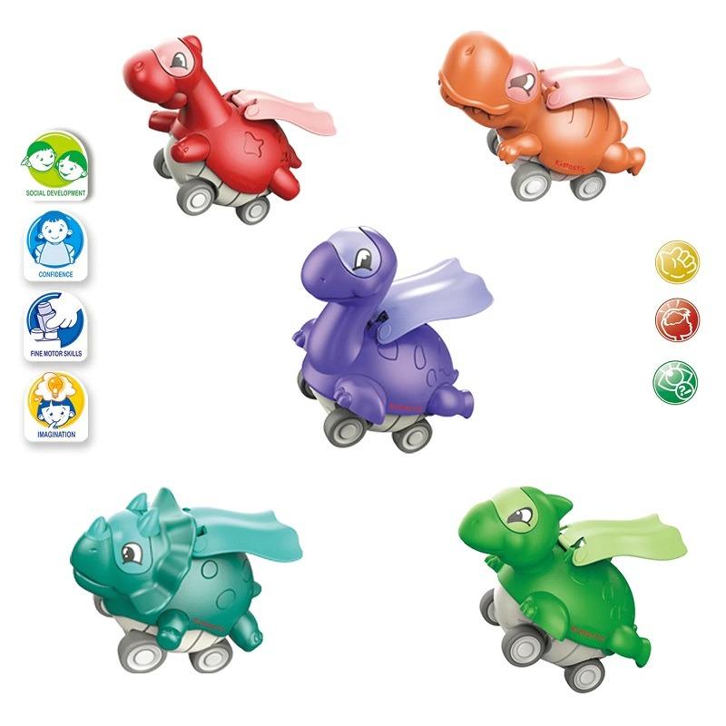 Dinosaur Car Press And Go - Multicolors