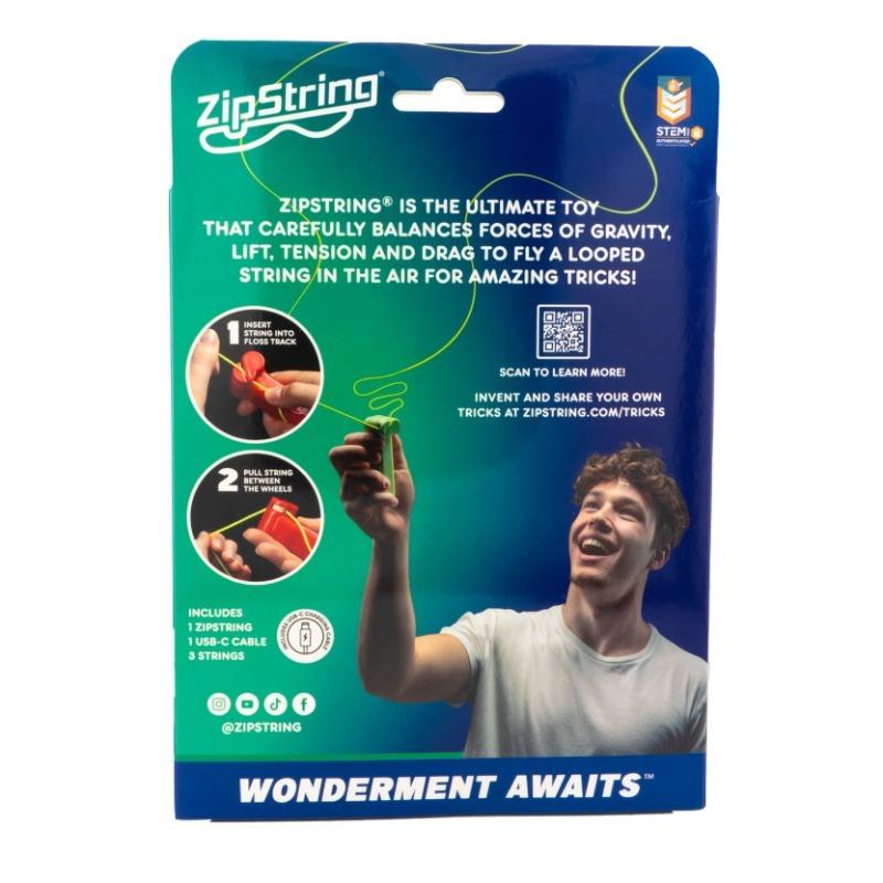 ZipString Spinning String Game - Red