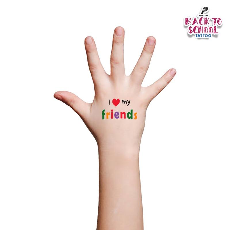 Printery School Temperory Tattoo - 20 Pcs