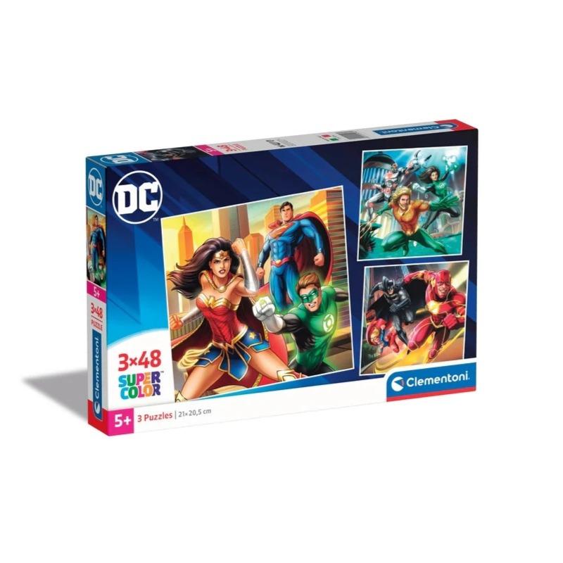 كليمنتوني - مجموعة بازل سكوير دي سي كوميكس جاستس ليج 3 × 48 قطعة