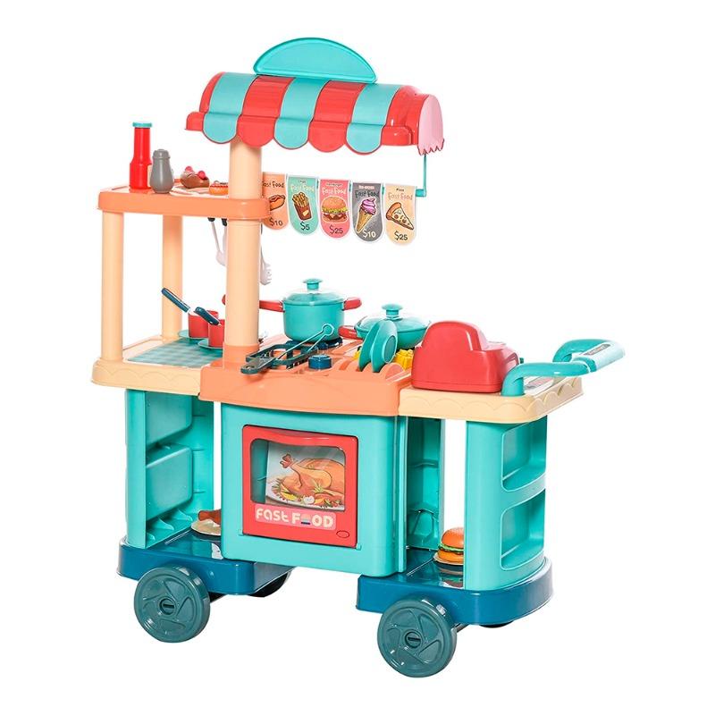 Fast Food Gourmet Food Cart Set - 50 Pcs