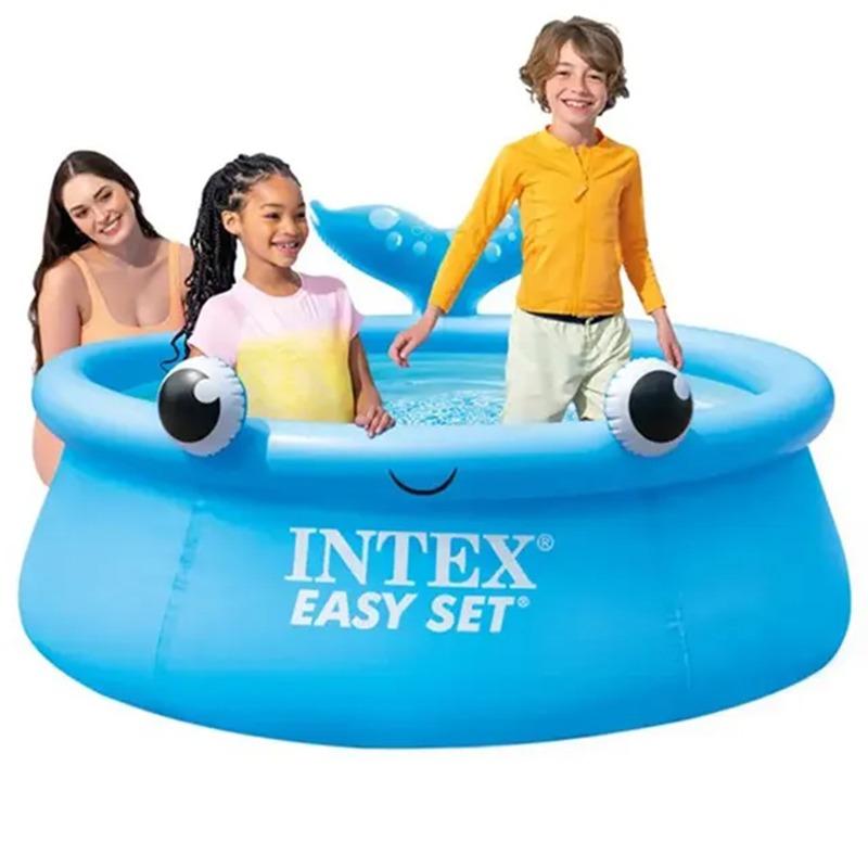 Intex Jolly Whale Easy Set Pool Blue