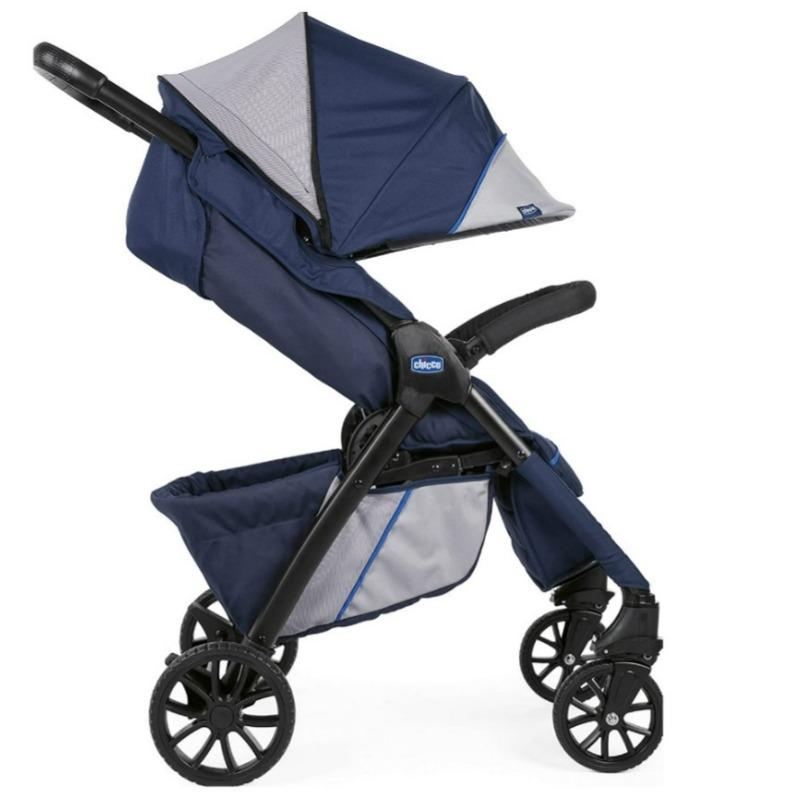 شيكو - كويك وان عربة أطفال - أزرق