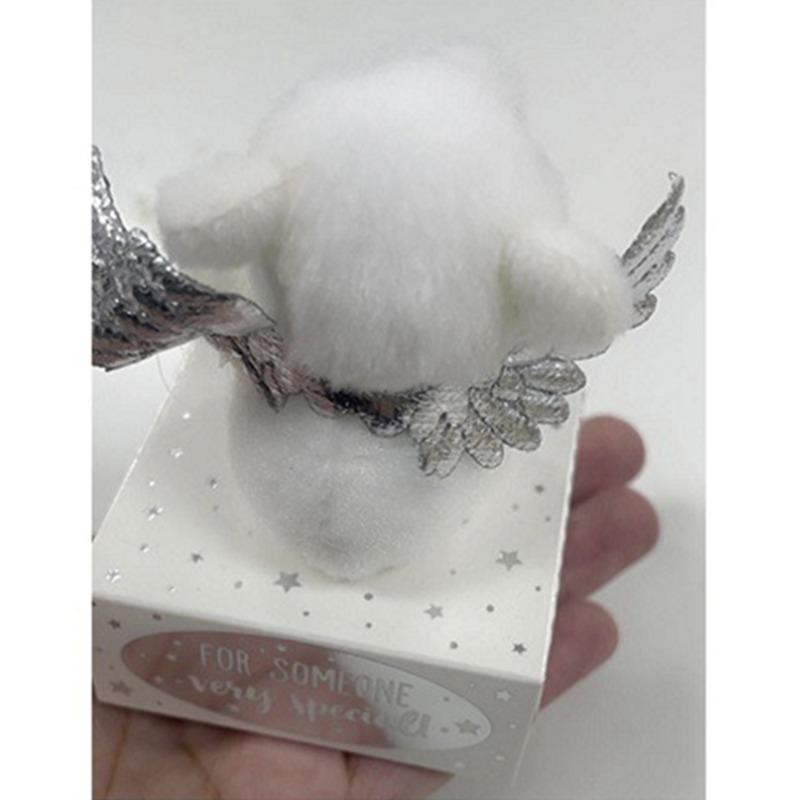 Top Model Wish Fulfiller Guardian Angel Bear Silver