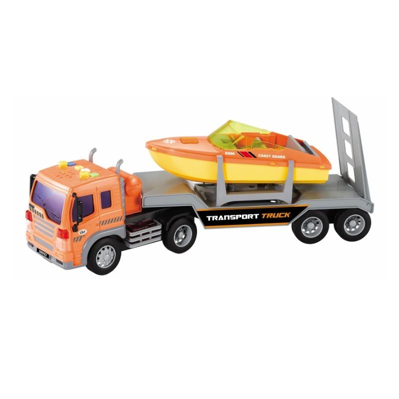 Wenyi Bruder Friction Trailer With Boat